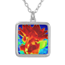 Vibrant Flower Pendant