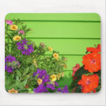 Vibrant Flowers Mouse Pad
