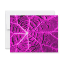 Vibrant purple custom announcement