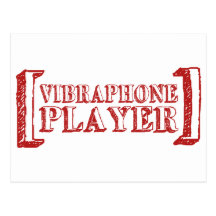 Vibraphone Player Post Cards