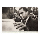 Vice President Nixon in Soviet Union Greeting Card