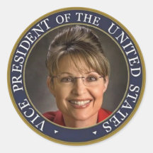 Vice President Sarah Palin Stickers