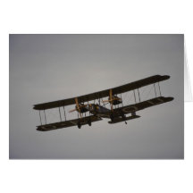 Vickers Vimy, WWI bomber Greeting Card