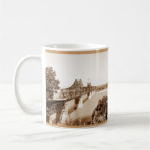 Vicksburg, Mississippi Iron River Bridge Sepia Mugs