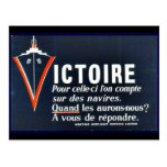 Victoire, Pour Celle-Ci I'on Compte Post Card