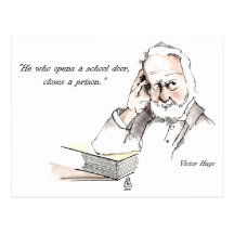 Victor Hugo post card