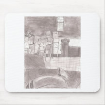 Victor Jones drawings Mousepads