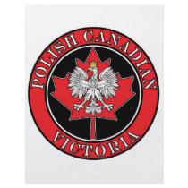 Victoria Round Polish Canadian Leaf Flyer