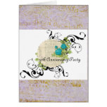 Victorian 50th Anniversary Invitation Greeting Card