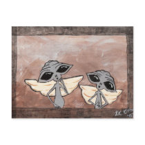 Victorian Aliens Post Card