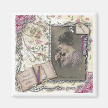 Victorian Beauty Refrigerator Magnet