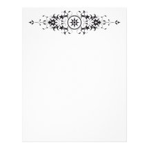 Victorian Bordered Customized Letterhead