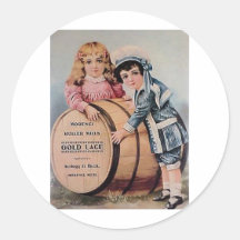 Victorian Boy and Girl Stickers
