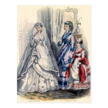 "Victorian Bride and Maids of Honour" Post Cards
