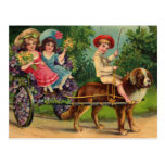 Victorian Children's Parade Vintage Postcard