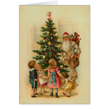 Victorian Childs Christmas Card