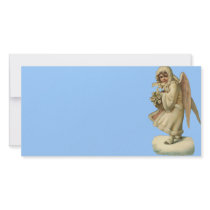 Victorian Christmas Angel Girl Picture Card