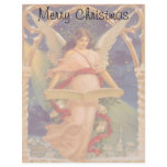 Victorian Christmas Angel Reading the Bible letterhead