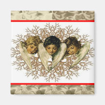 Victorian Christmas Angels Magnet