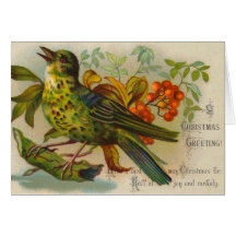 Victorian Christmas Card