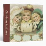 Victorian Christmas Children; Best Friends Vinyl Binders