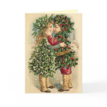 Victorian Christmas Kiss Card