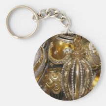 Victorian Christmas Tree Decorations Key Chain