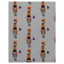 Victorian Circus Girl Scrapbook Paper Letterhead