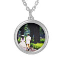 victorian couple pendant necklace
