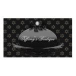 Victorian Daisy Damask Fashion Business Cards
