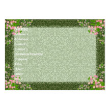 Victorian Elegance Profile Card Business Cards