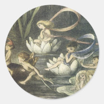 Victorian Faerie Sticker