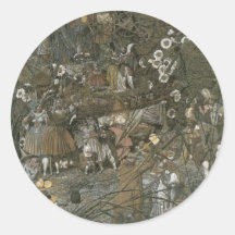 Victorian Faerie Sticker