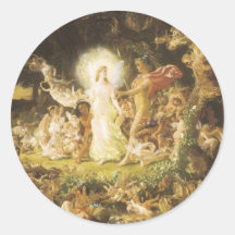 Victorian Faerie Sticker