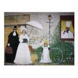 Victorian Family Scene Post Card