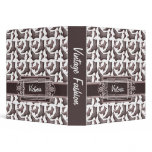Victorian Fashion Vintage Style Boots Vinyl Binder