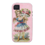Victorian Floral Angel iPhone - Case-Mate Tough iPhone 4 Case