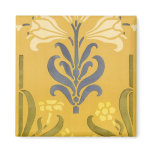 Victorian Floral Stencil Design Fridge Magnets
