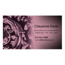 Victorian Flourish custom designer business card
