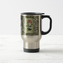 Victorian Flowers Stainless Mug
