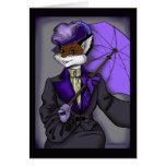 Victorian Fox Greeting Card
