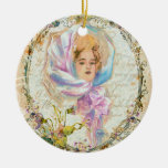 Victorian Girl Christmas Ornament