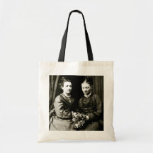 Victorian Girlfriends Tote Bags