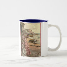 Victorian Girls Beside The Beach Mugs