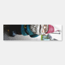 Victorian Gnome Bumper Sticker