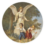 Victorian Guardian Angel Stickers