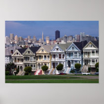 Victorian Houses Poster