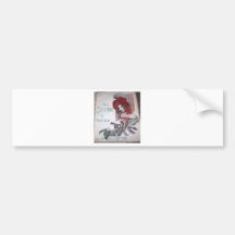 Victorian  Lady Bumper Sticker