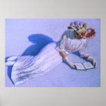 Victorian Lady Reading Elegant Decor Art Poster