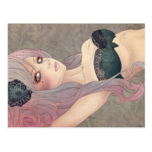 Victorian Lingerie Postcard